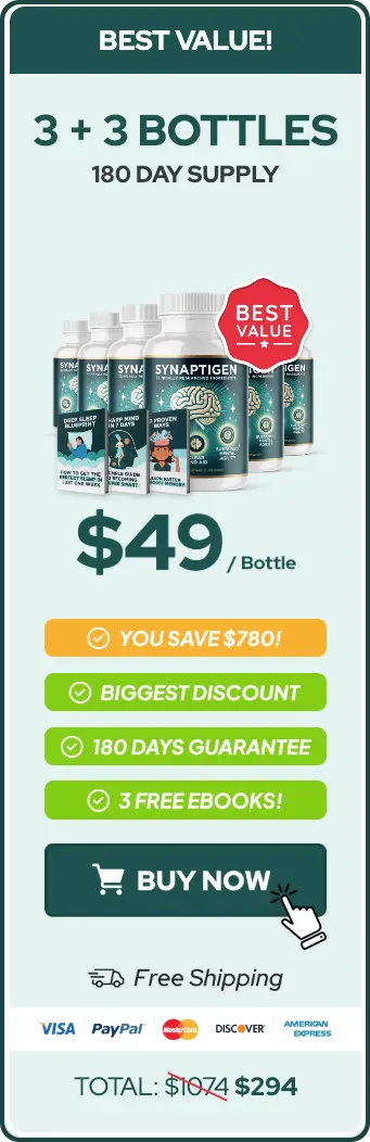 Synaptigen Buy 6 Bottles